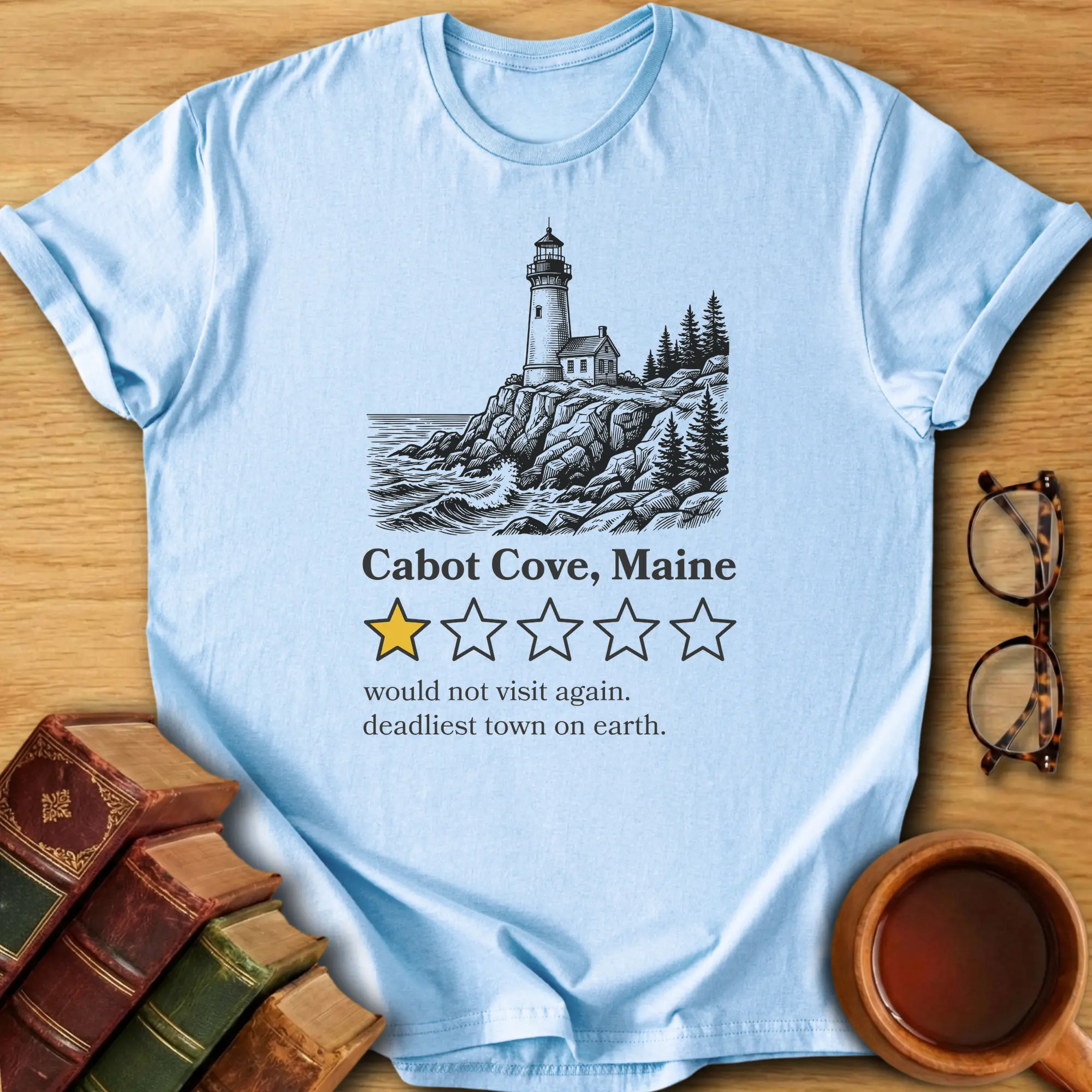 Cabot Cove One-Star Review T-Shirt