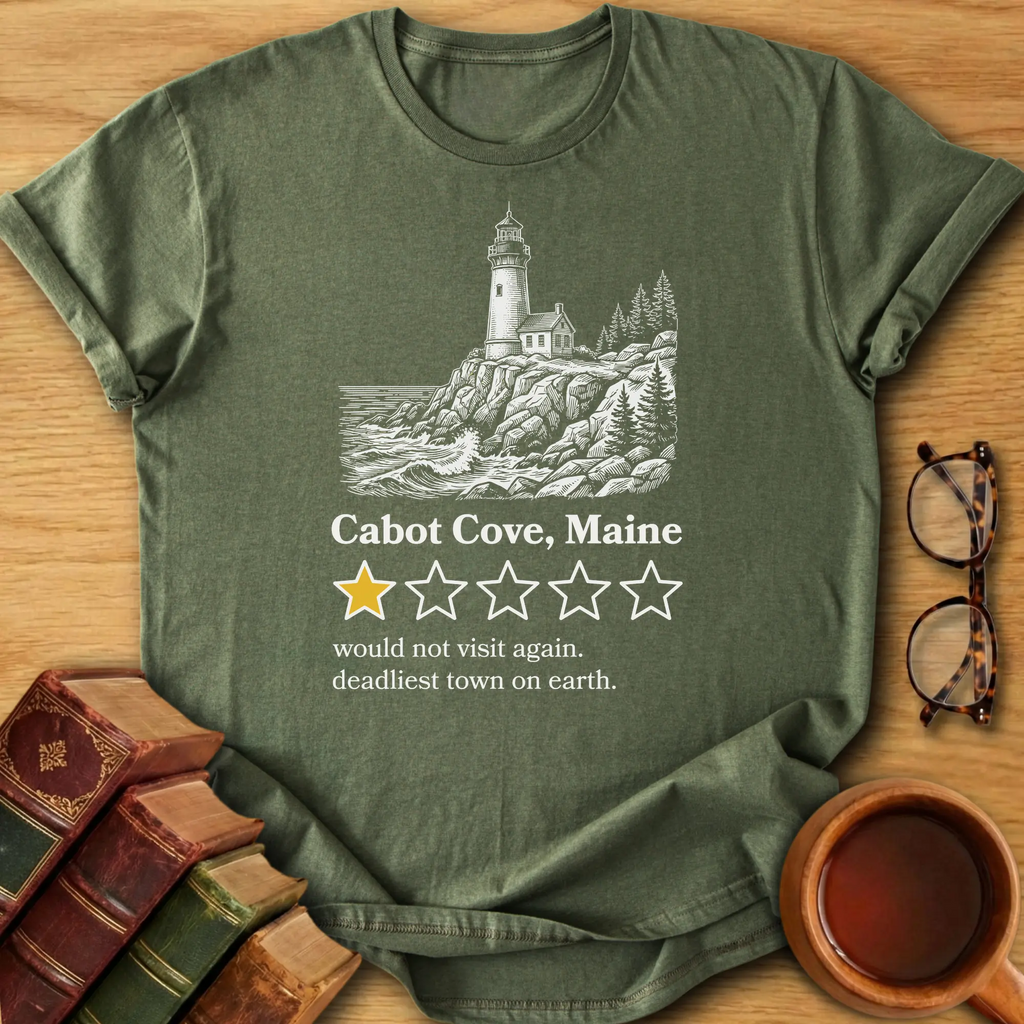 Cabot Cove One-Star Review T-Shirt