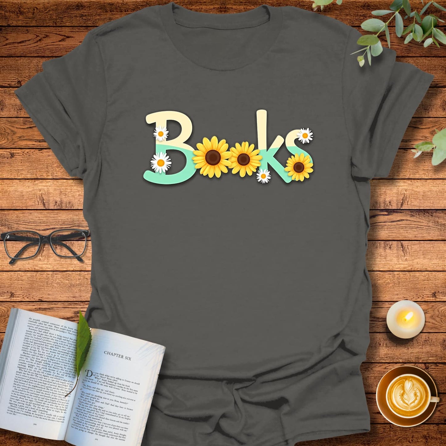 Books in Bloom T-Shirt