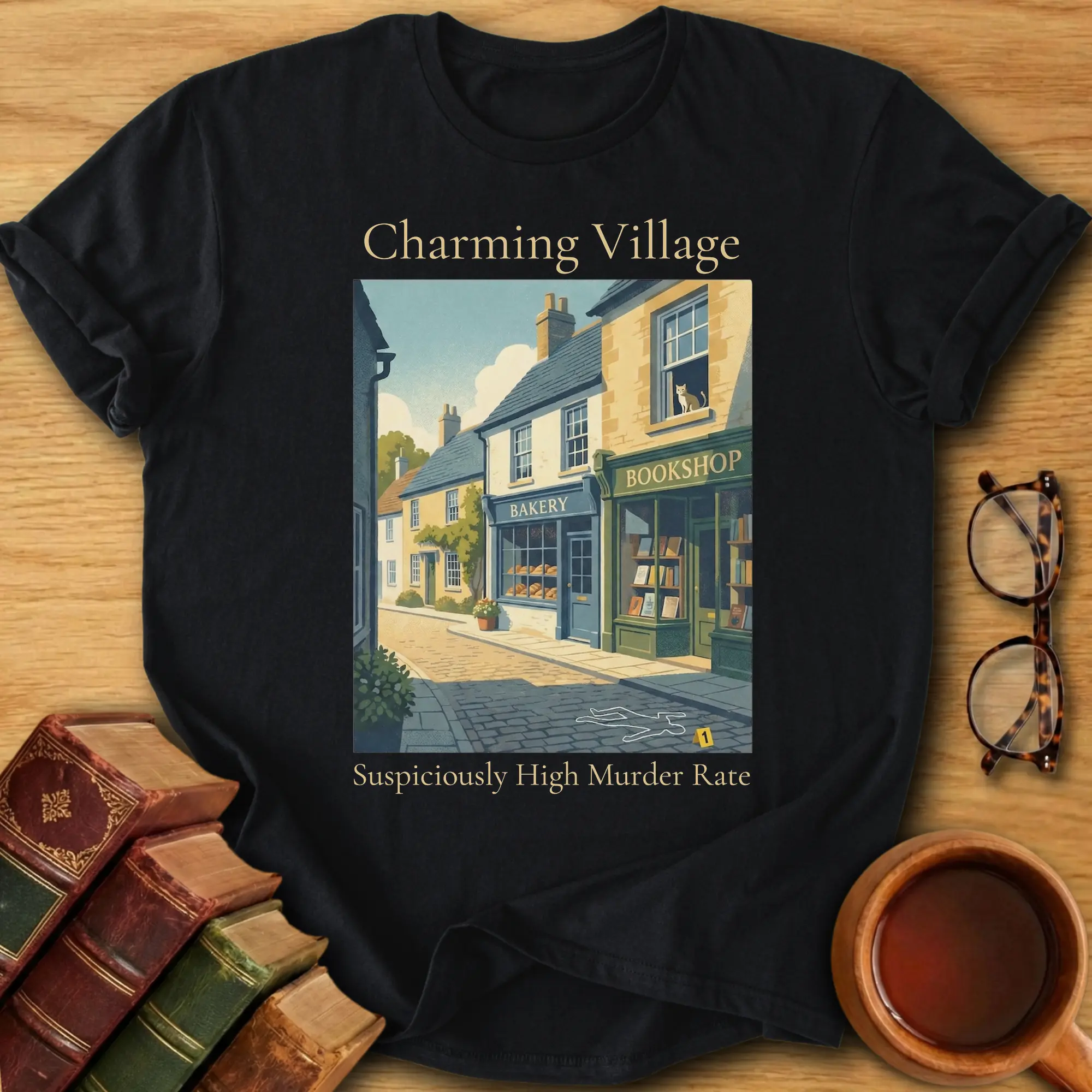 Charming Village, Suspiciously High Murder Rate T-Shirt