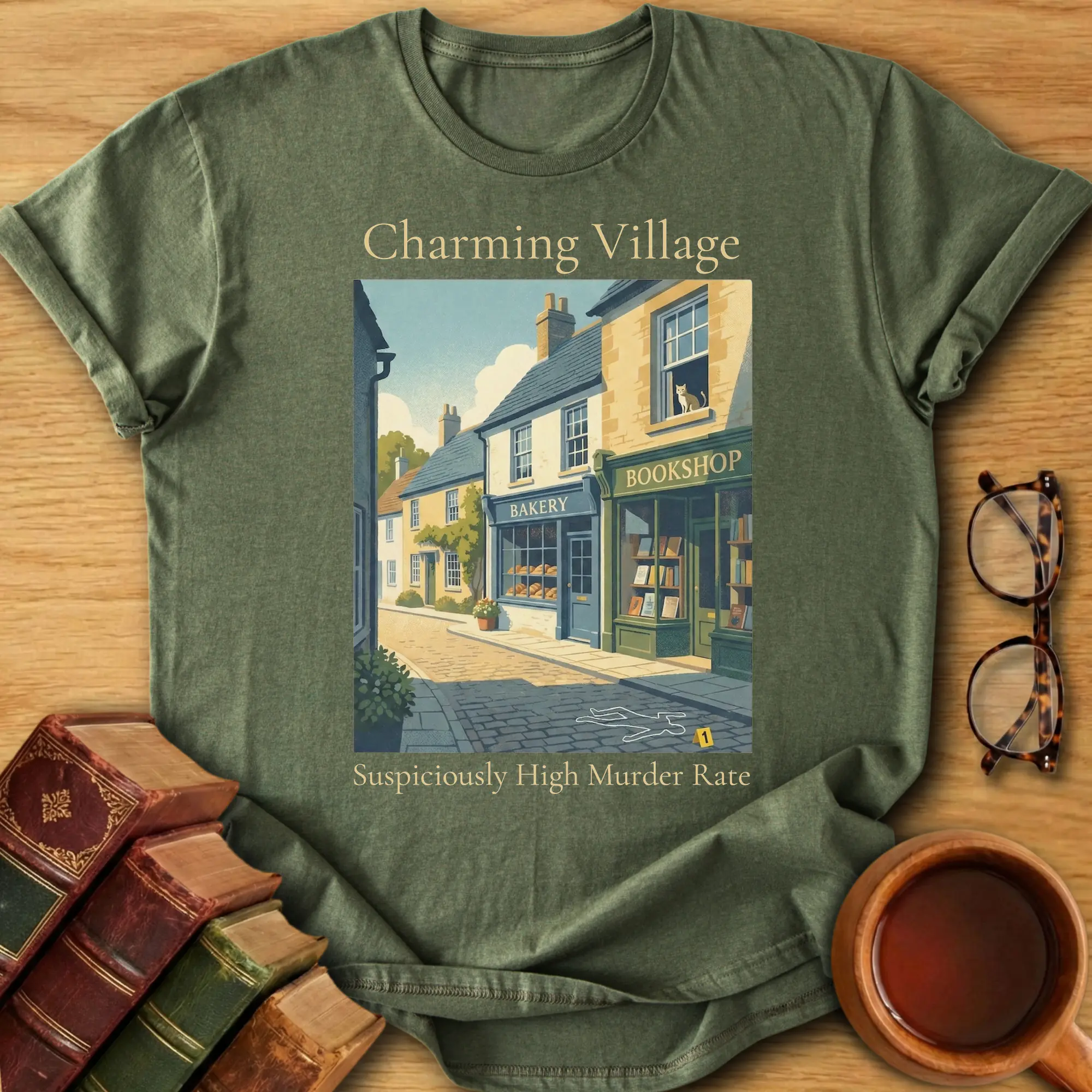 Charming Village, Suspiciously High Murder Rate T-Shirt