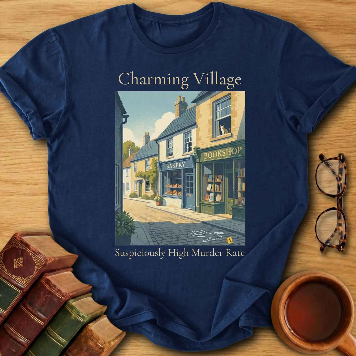 Charming Village, Suspiciously High Murder Rate T-Shirt