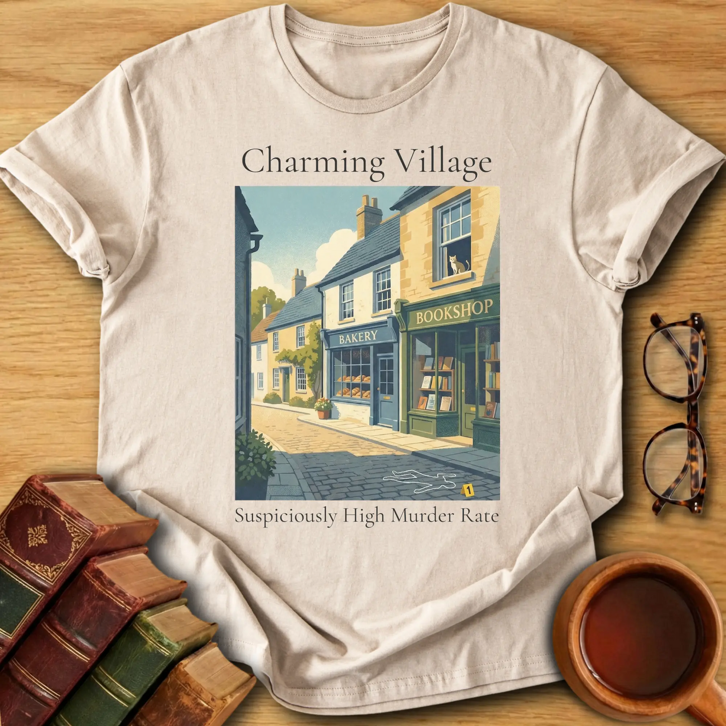 Charming Village, Suspiciously High Murder Rate T-Shirt