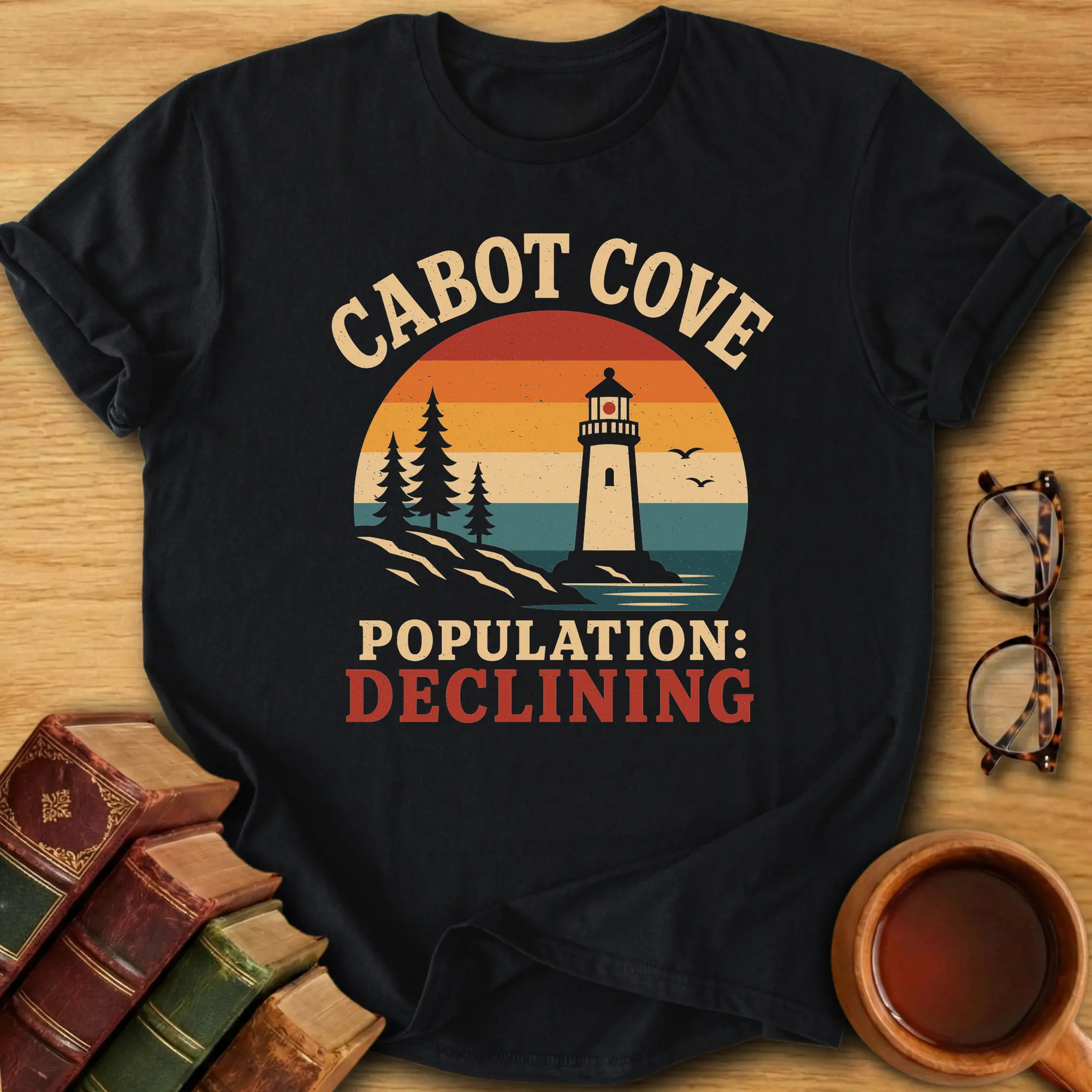 Cabot Cove Population Declining T-Shirt