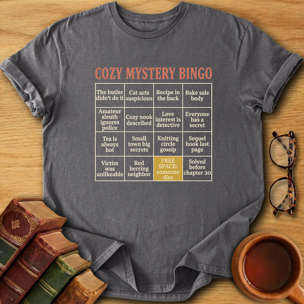 Cozy Mystery Bingo T-Shirt