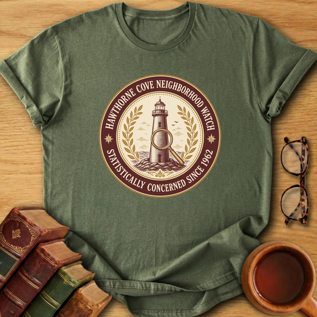 Cozy Mystery Neighborhood Watch T-Shirt