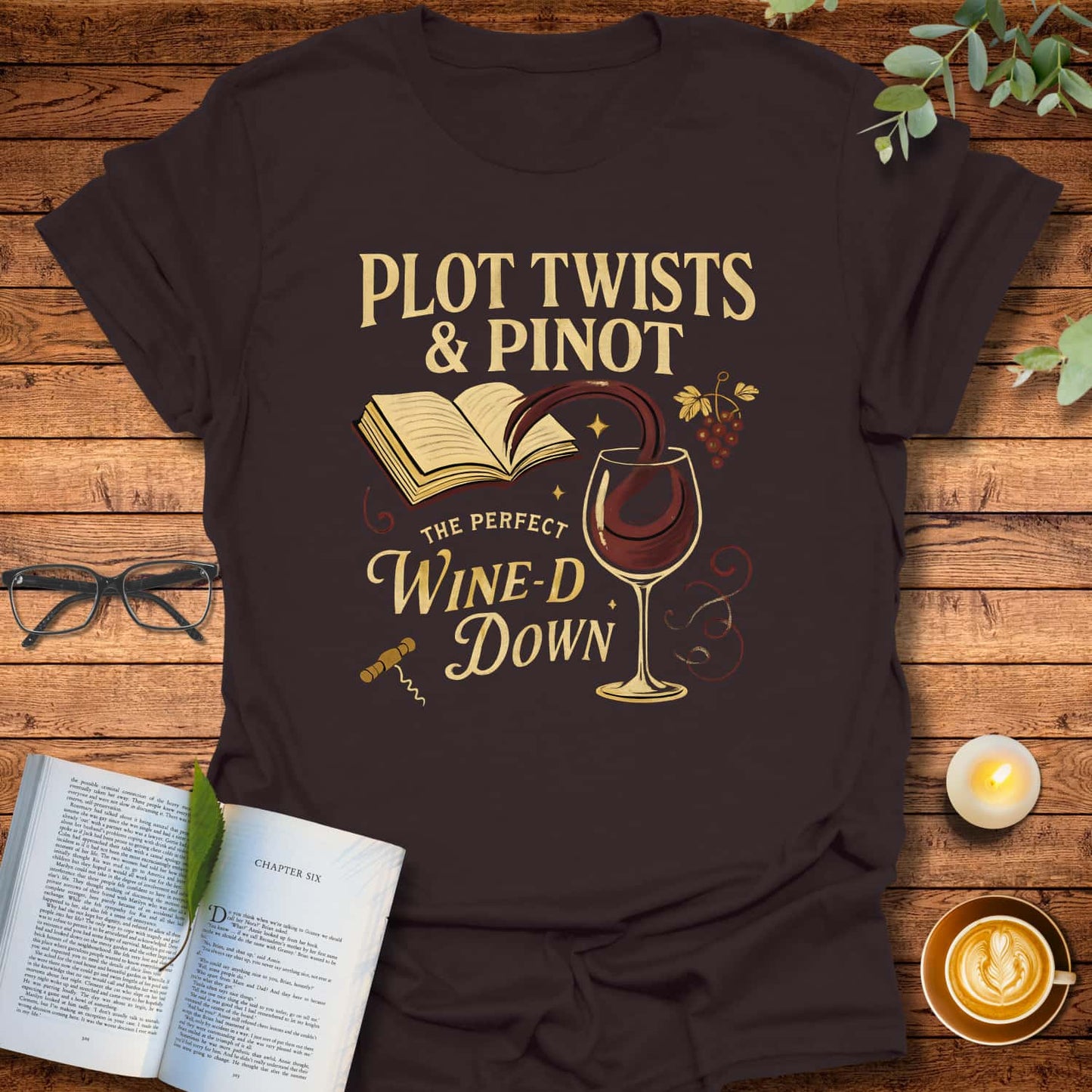 Wine-D Down T-Shirt