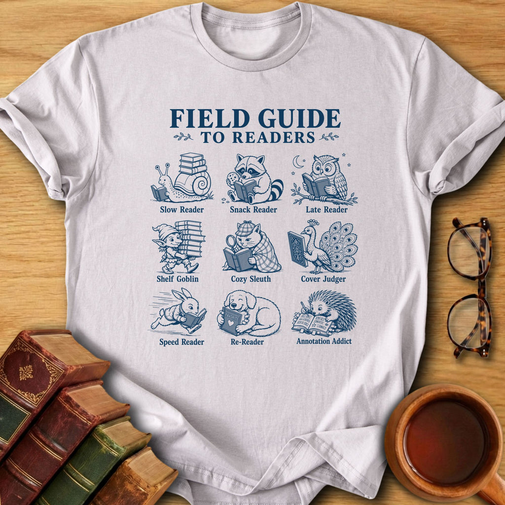 Field Guide to Readers T-Shirt