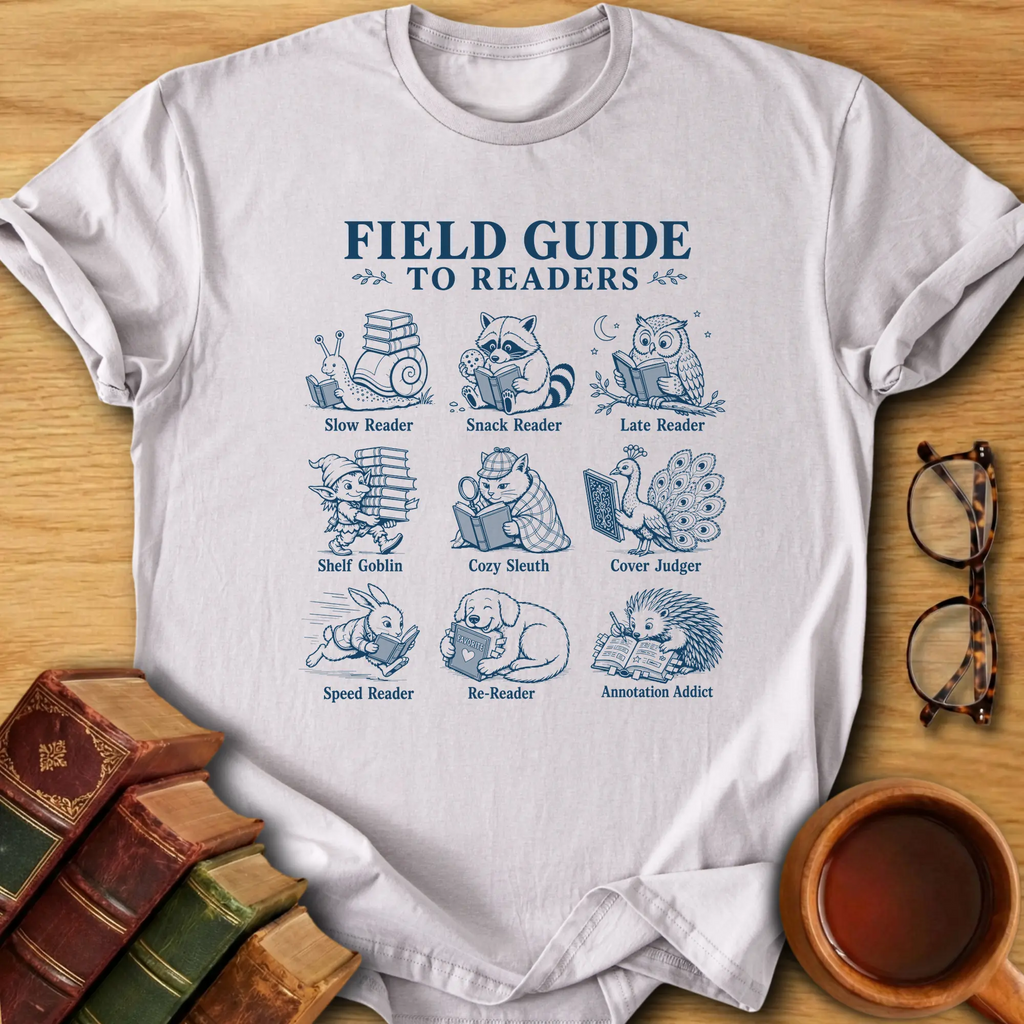 Field Guide to Readers T-Shirt