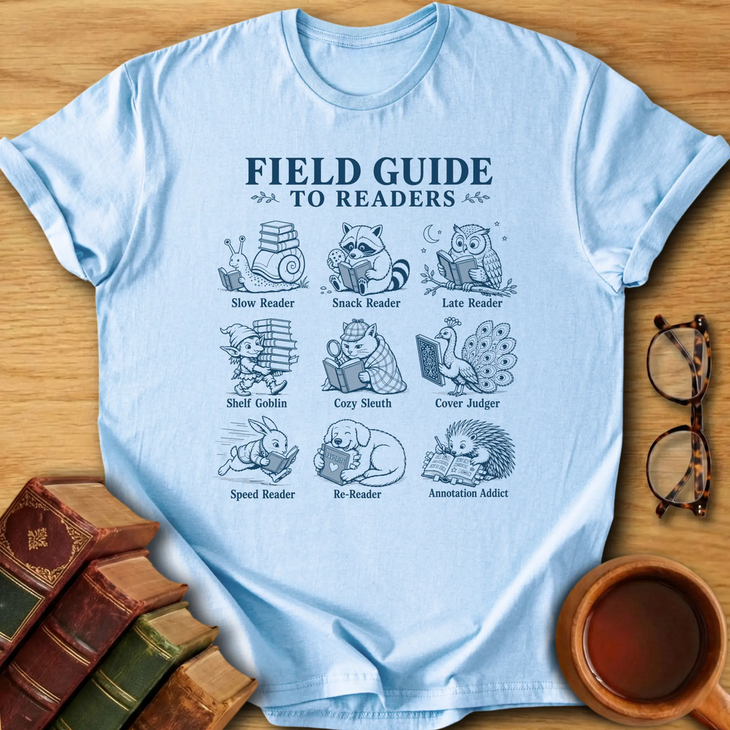 Field Guide to Readers T-Shirt