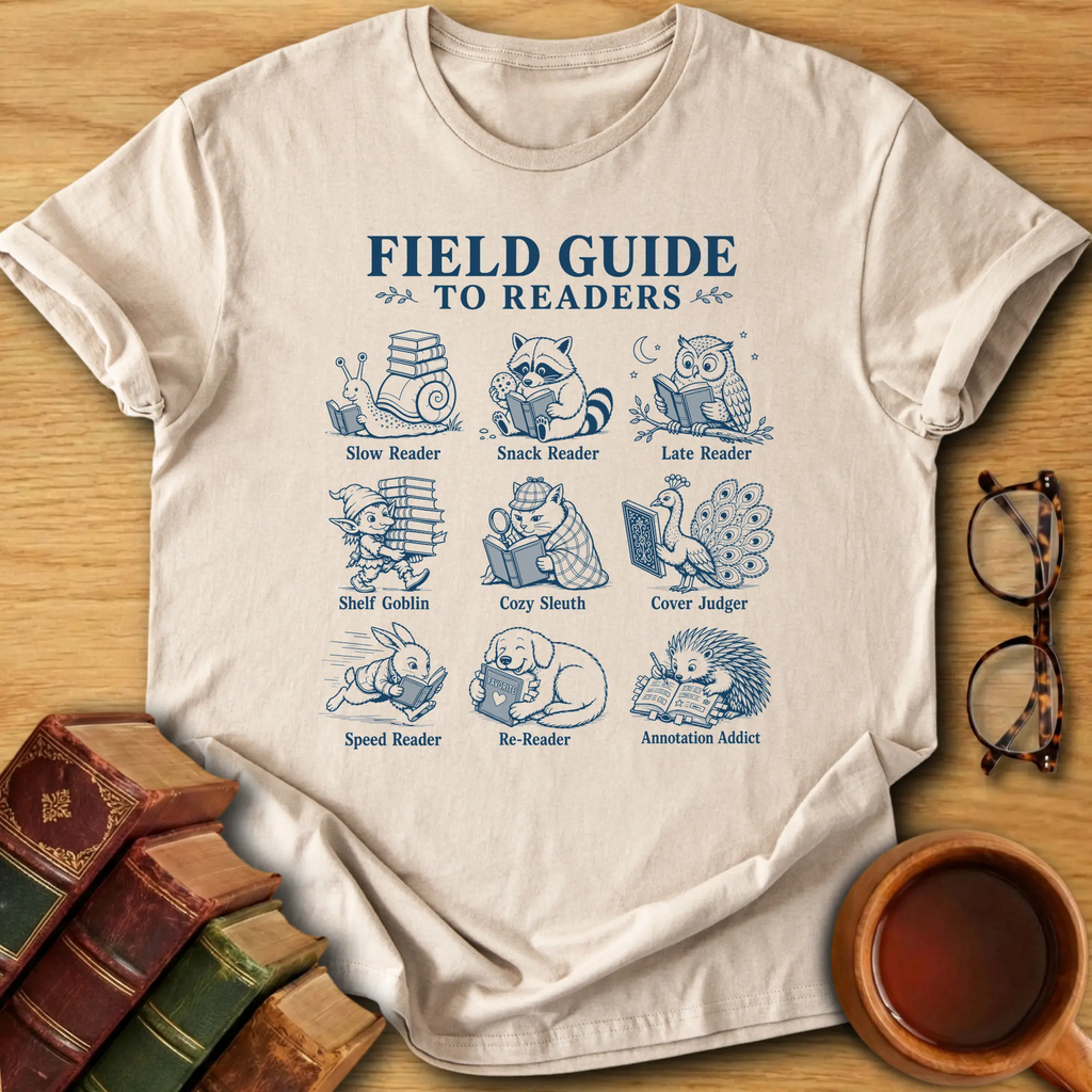 Field Guide to Readers T-Shirt