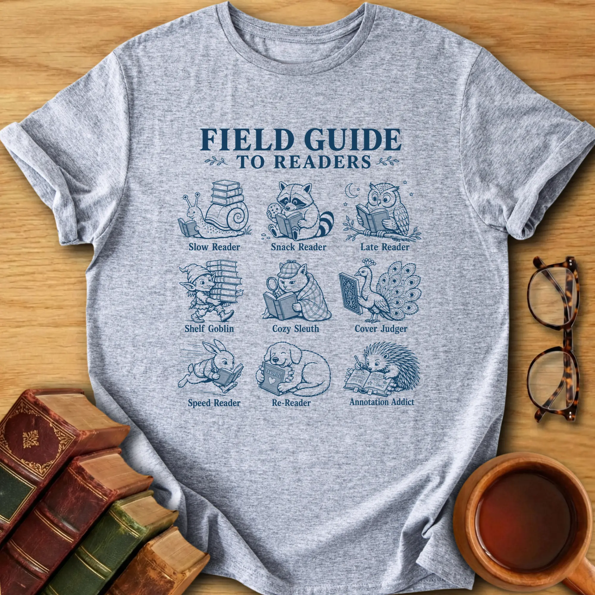 Field Guide to Readers T-Shirt