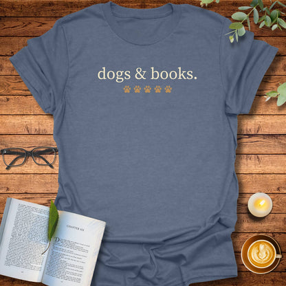 Dogs & Books T-Shirt