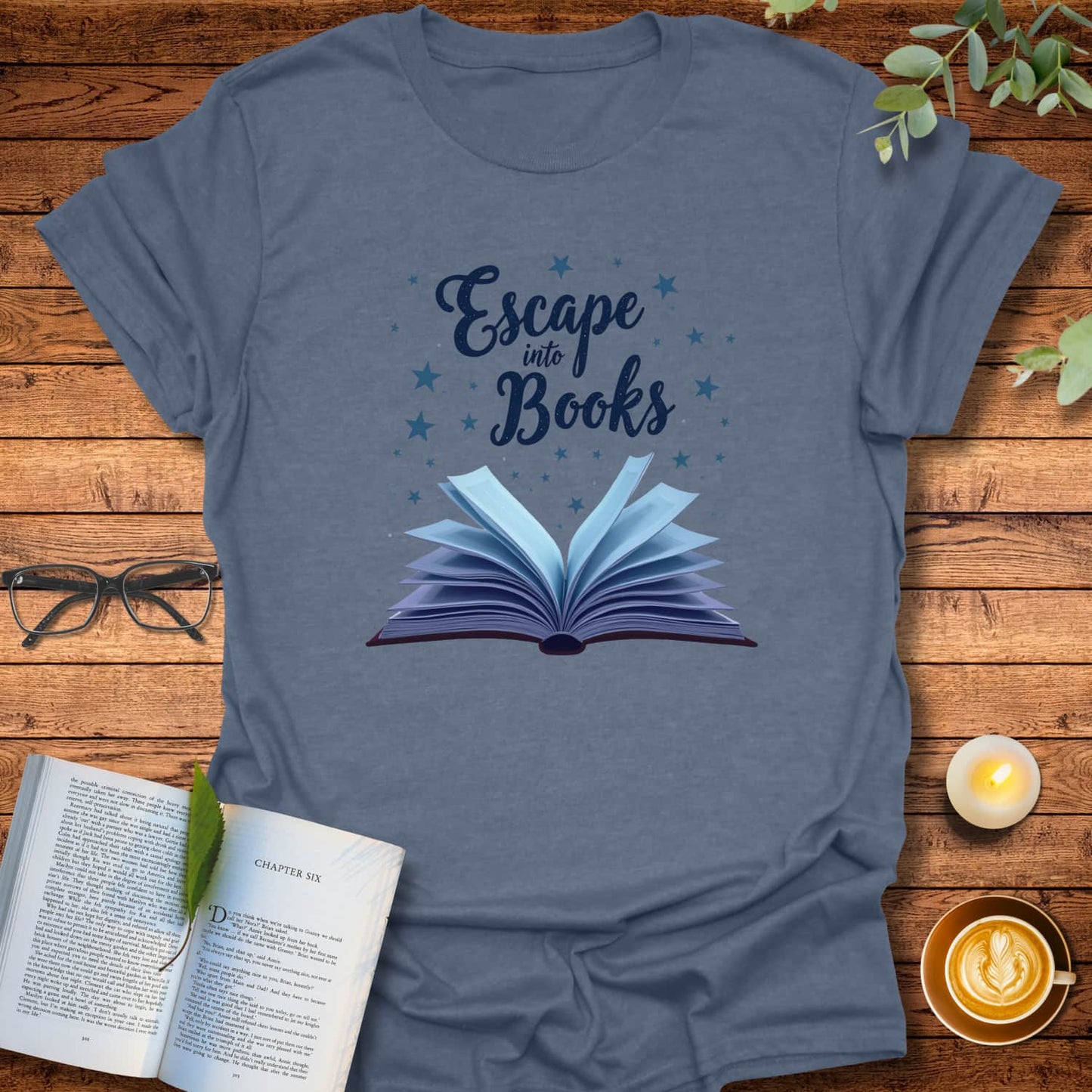 Escape Into Books T-Shirt