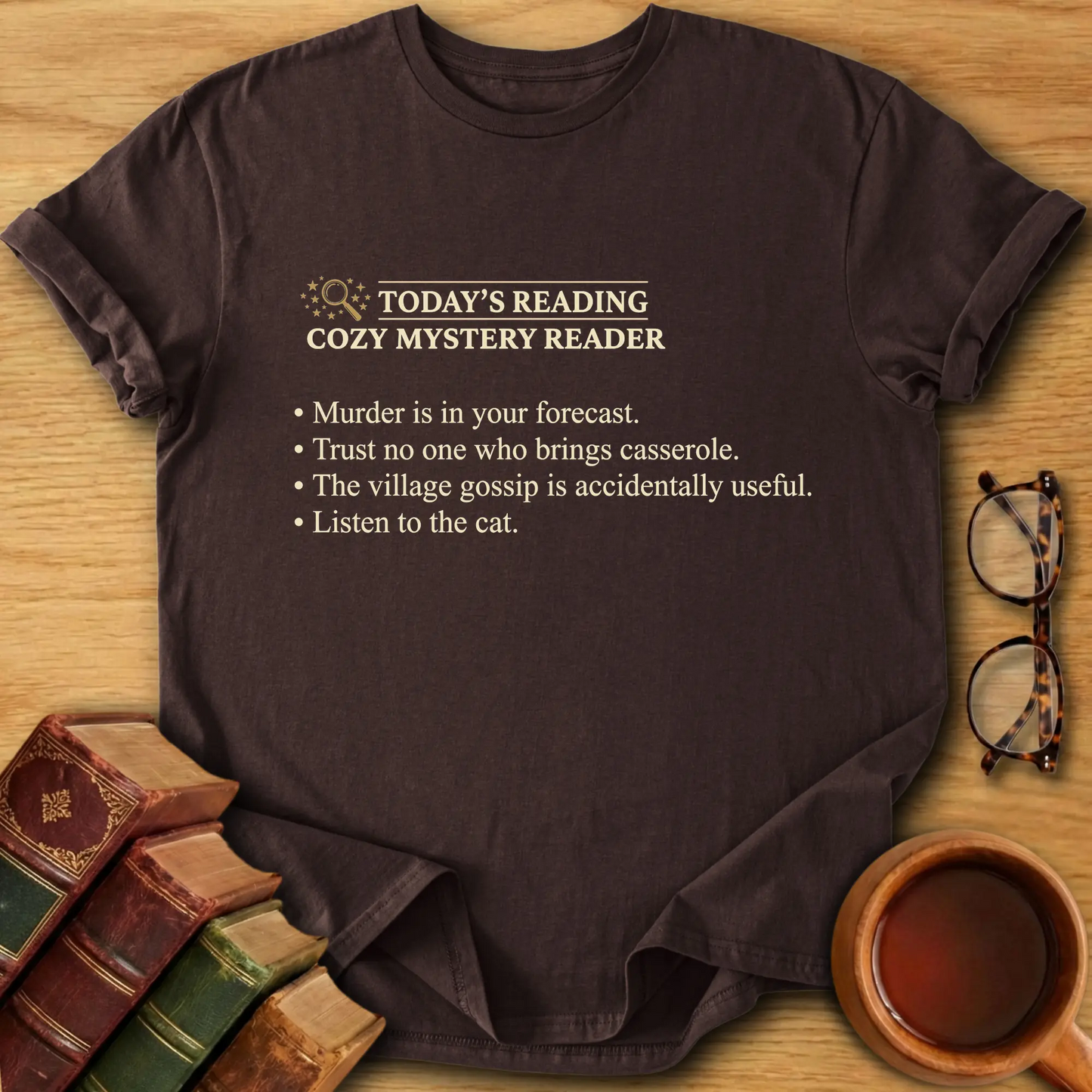 Cozy Mystery Horoscope T-Shirt