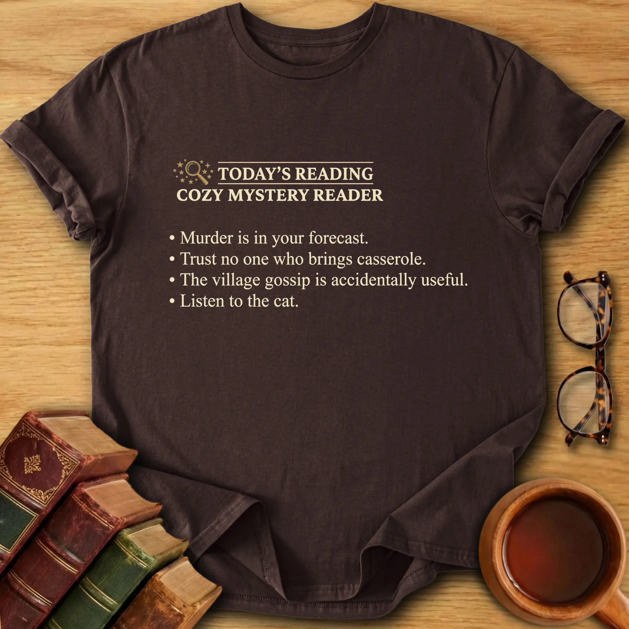 Cozy Mystery Horoscope T-Shirt