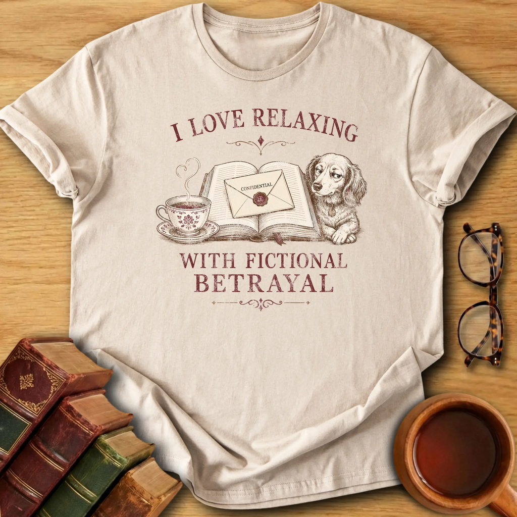 I Love Relaxing With Fictional Betrayal T-Shirt