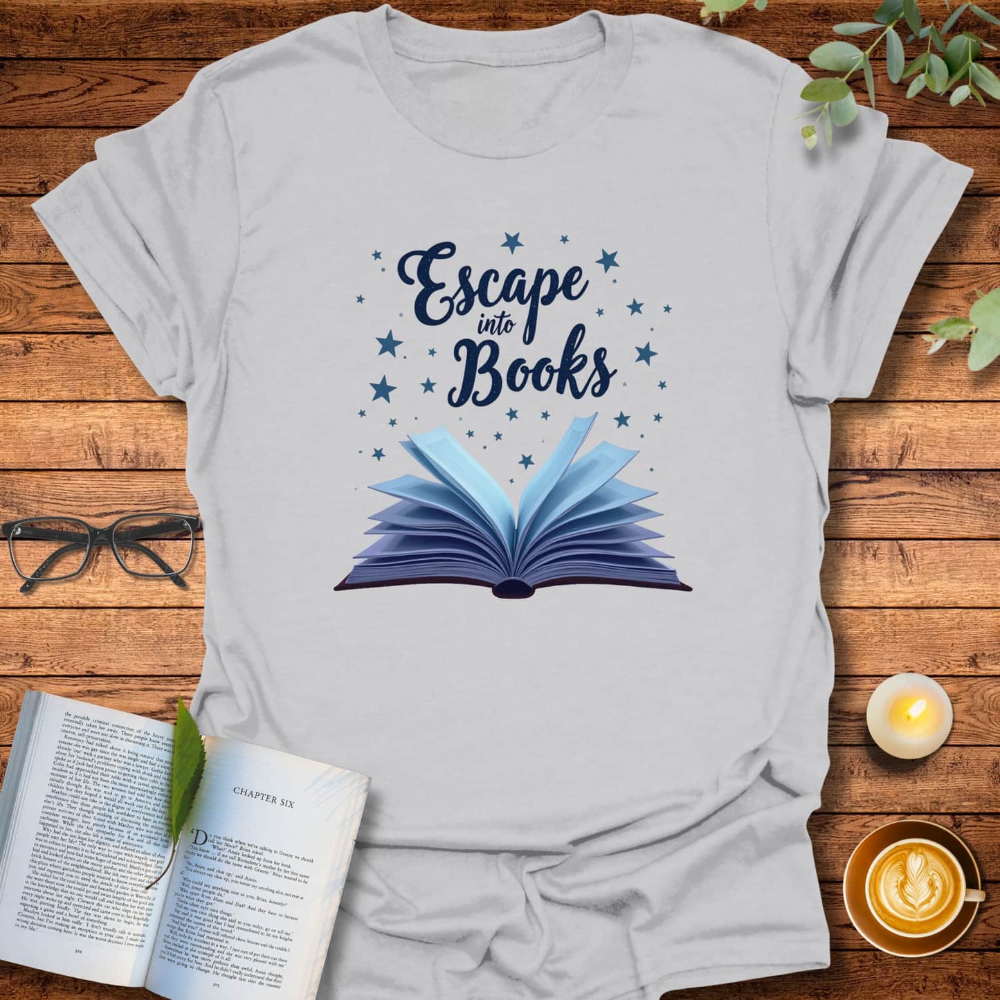 Escape Into Books T-Shirt