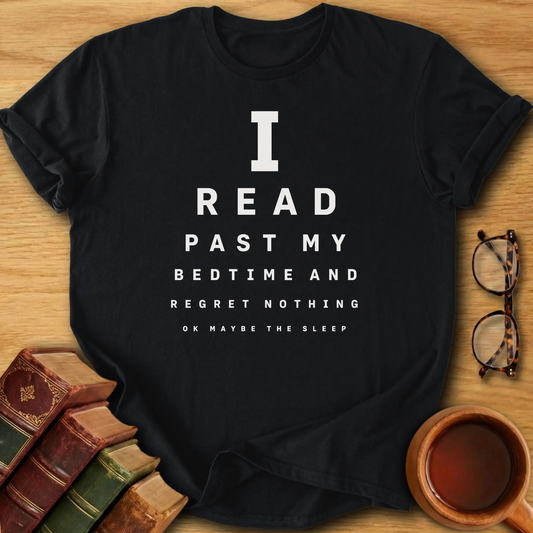 Bookish Eye Chart T-Shirt