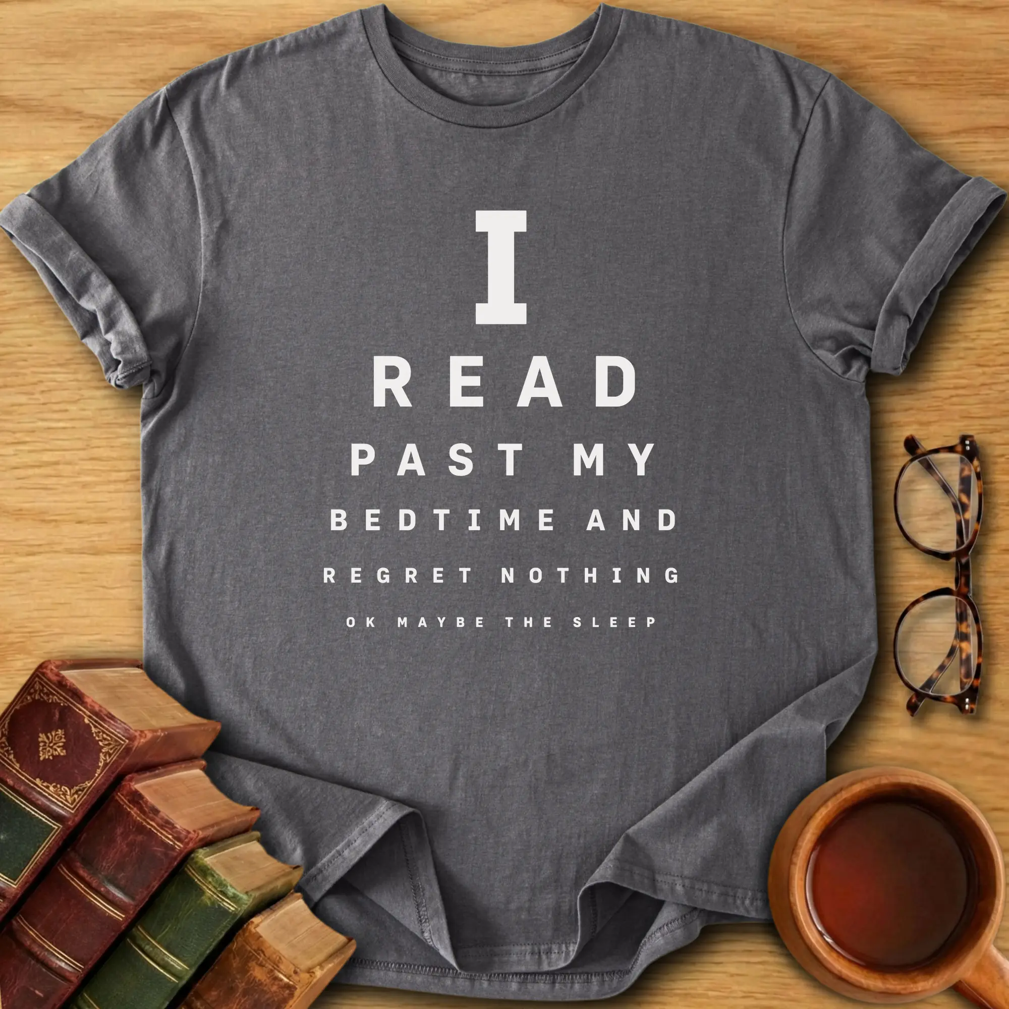 Bookish Eye Chart T-Shirt