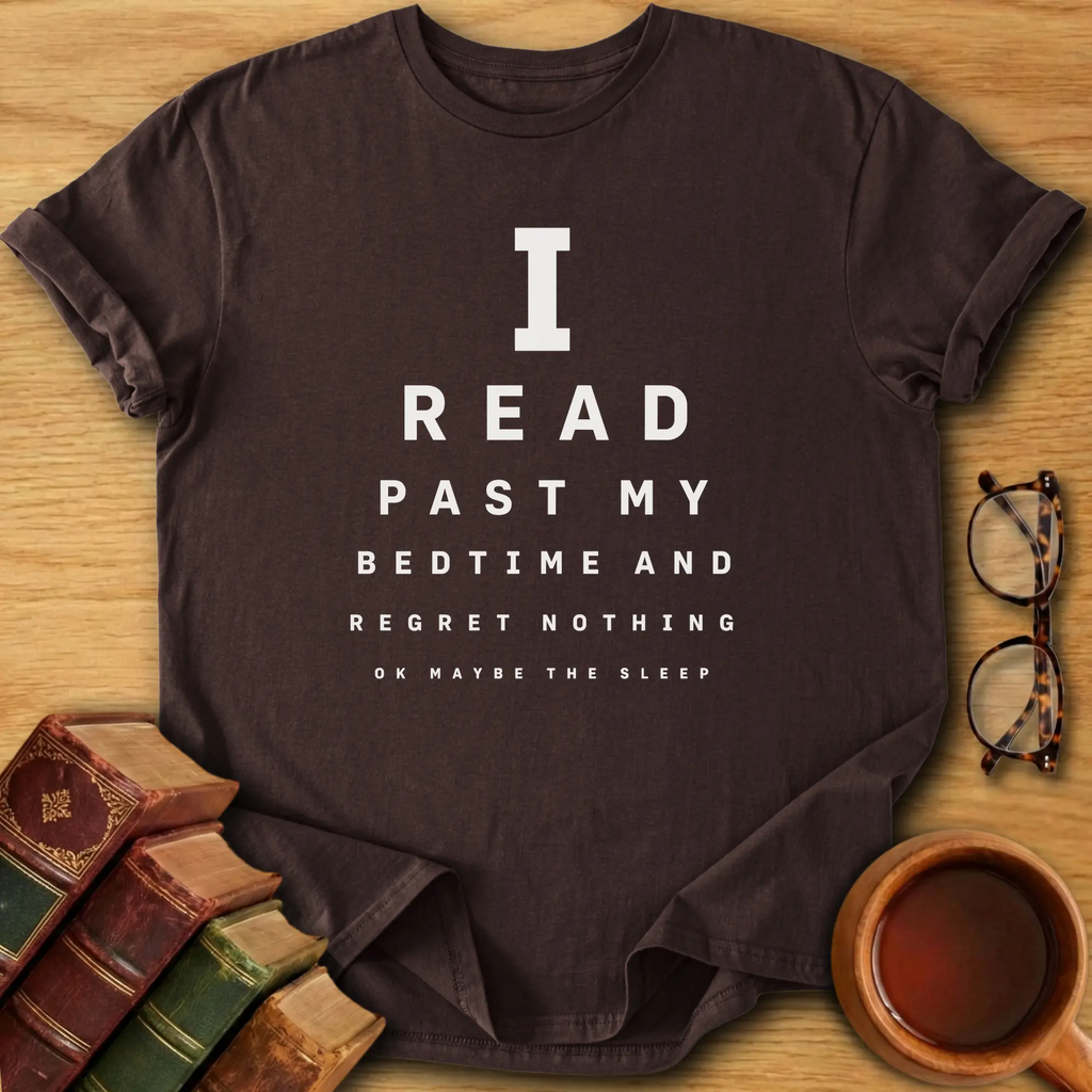 Bookish Eye Chart T-Shirt