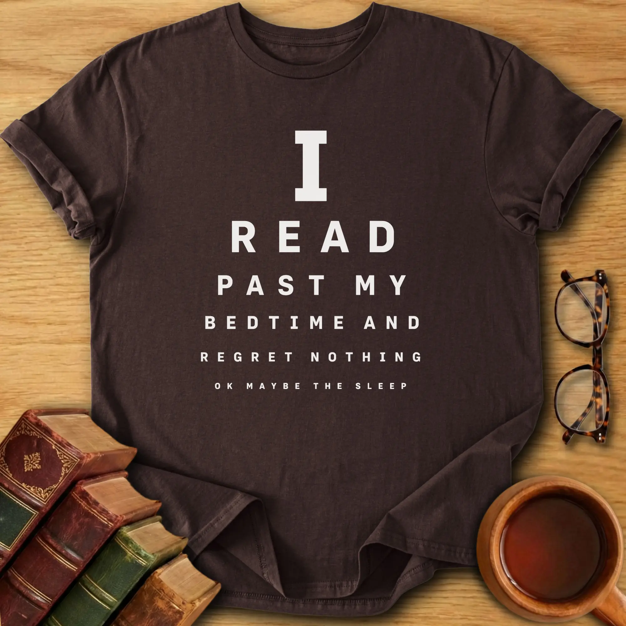 Bookish Eye Chart T-Shirt