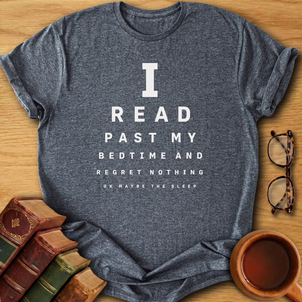 Bookish Eye Chart T-Shirt