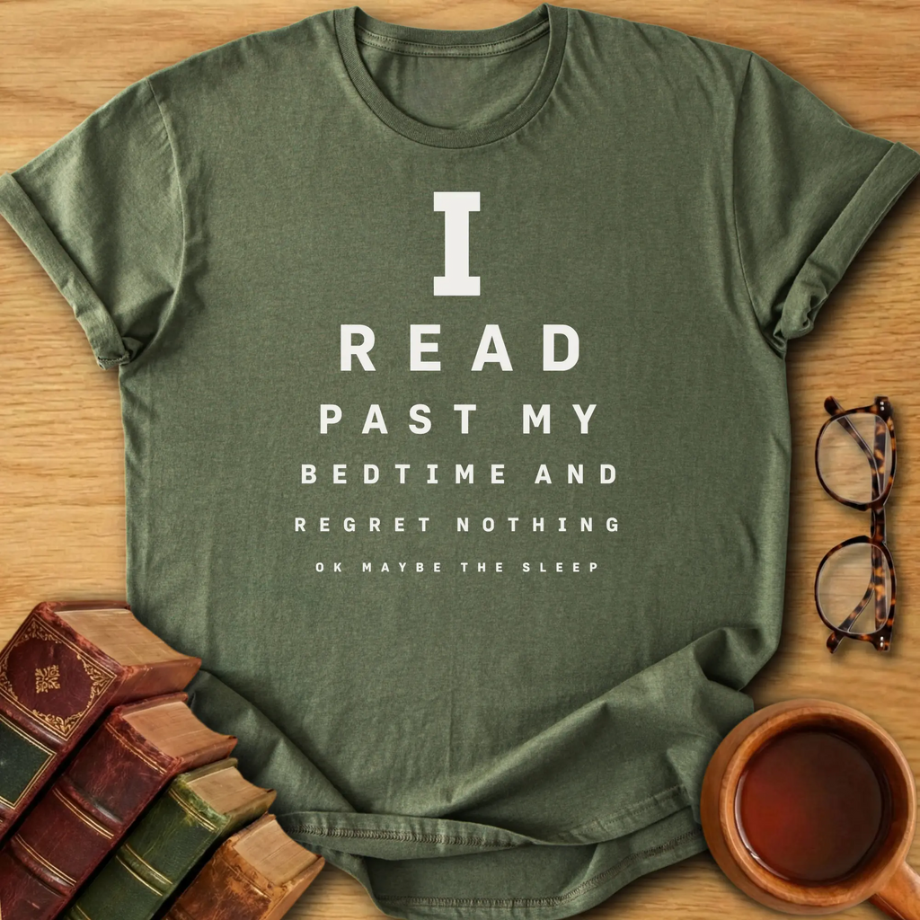 Bookish Eye Chart T-Shirt