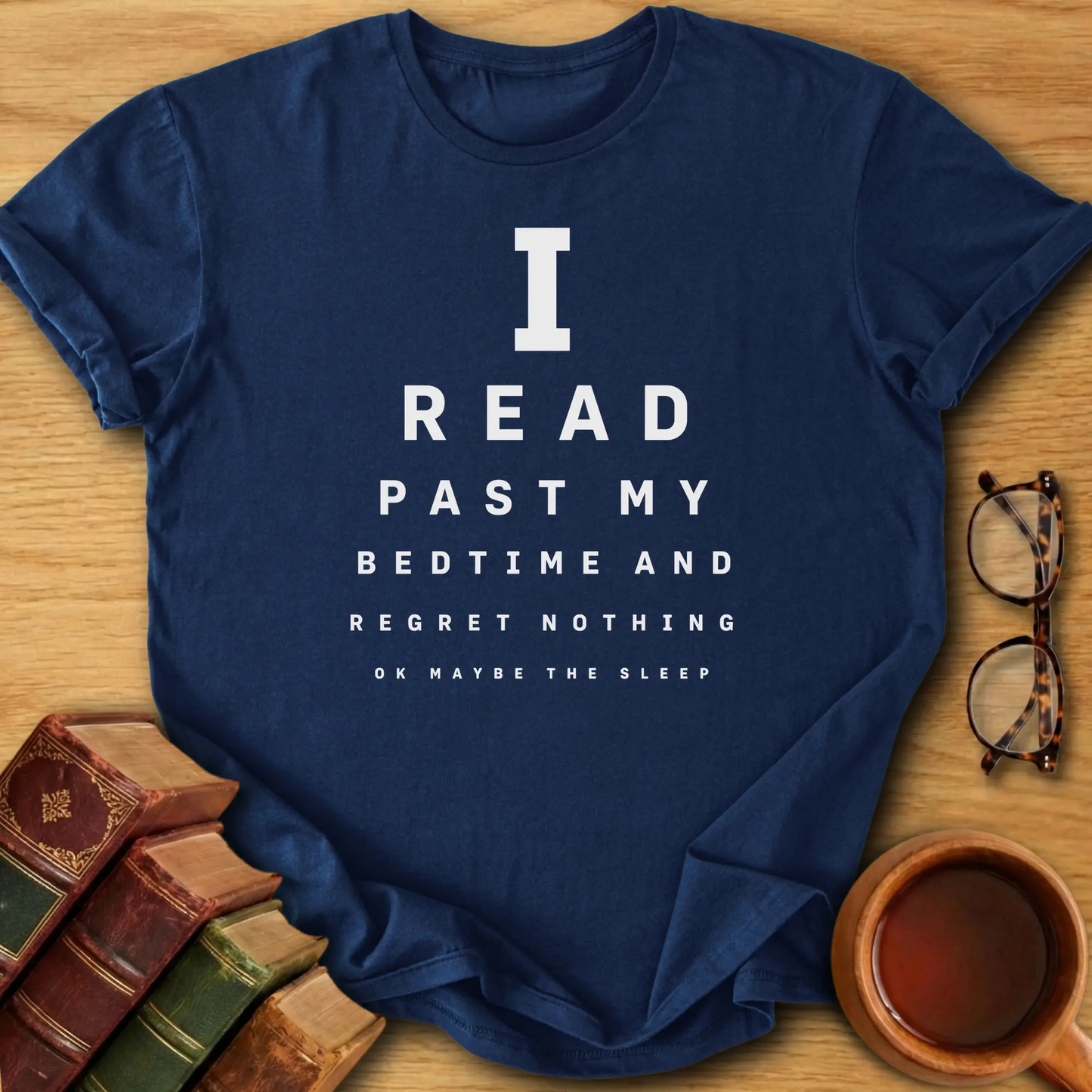 Bookish Eye Chart T-Shirt