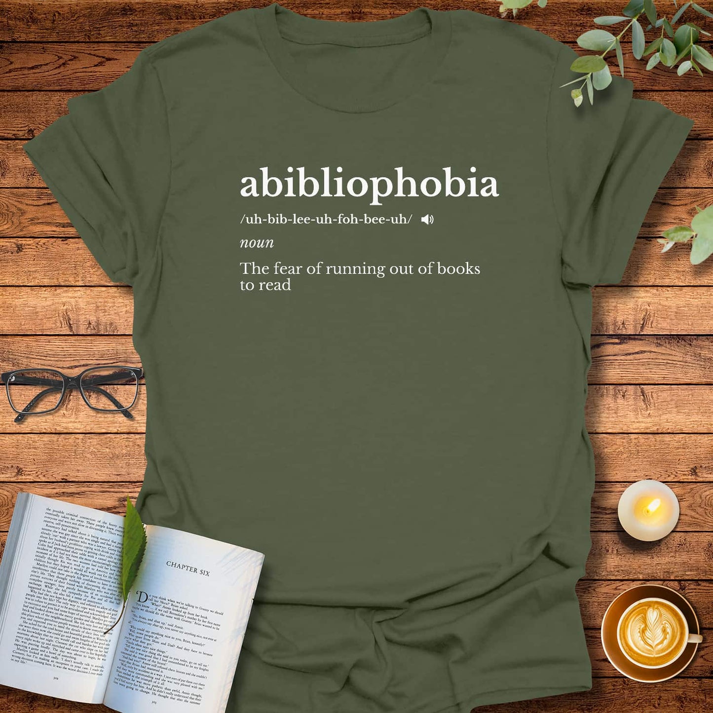 Abibliophobia T-Shirt