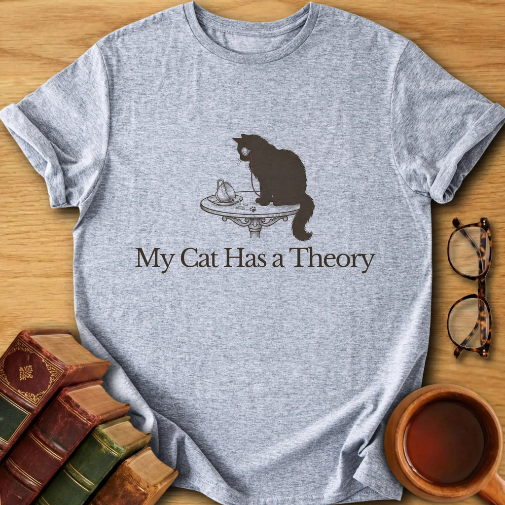 My Cat Has a Theory T-Shirt