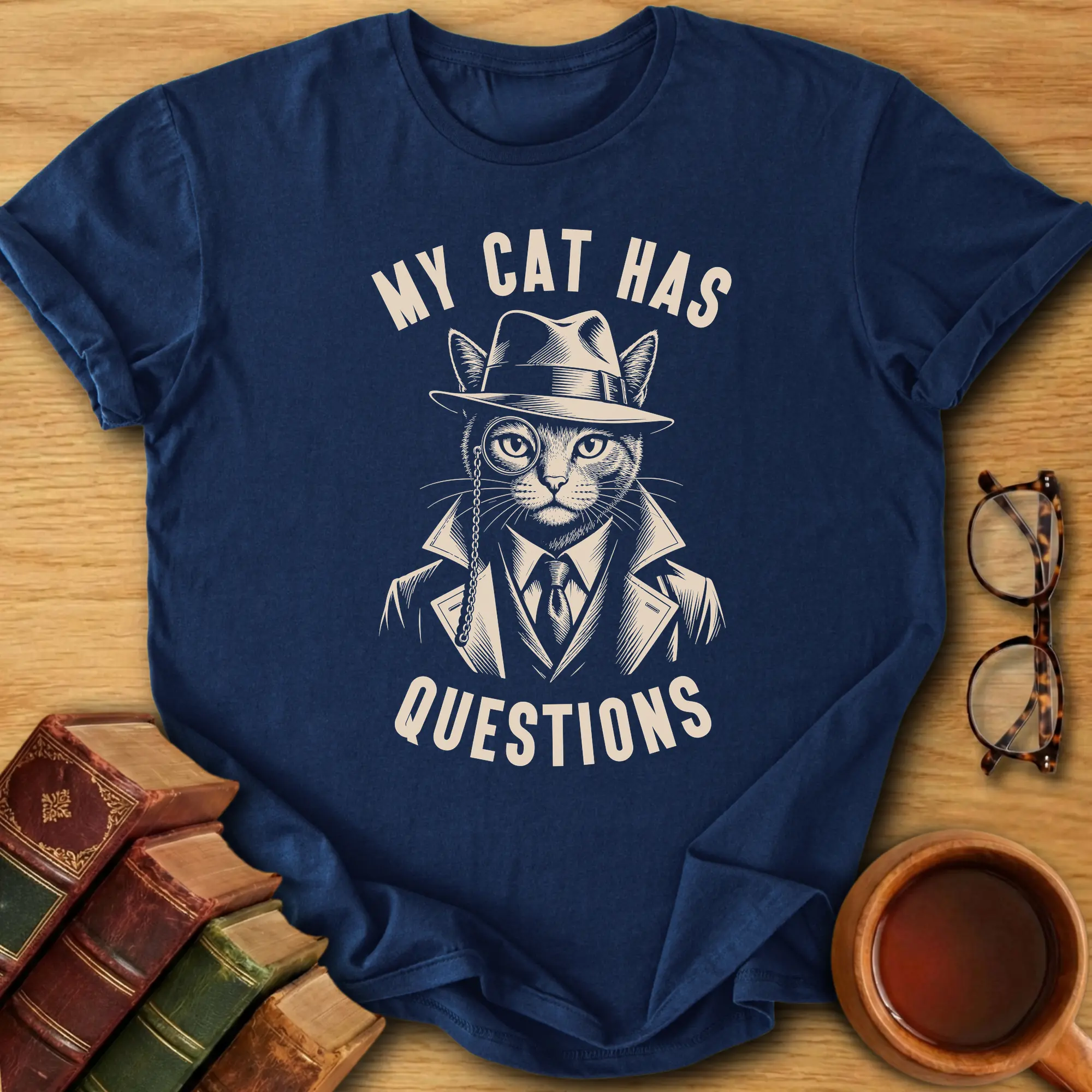 My Cat Has Questions T-Shirt