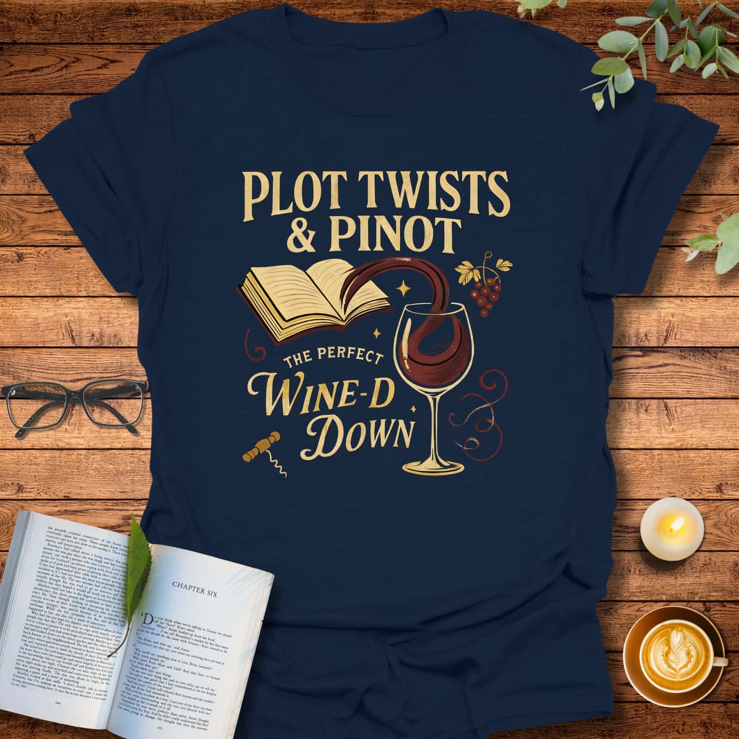 Wine-D Down T-Shirt
