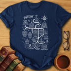 Pine Cove Mystery Map T-Shirt