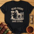 Read Cozies, Save Cities T-Shirt