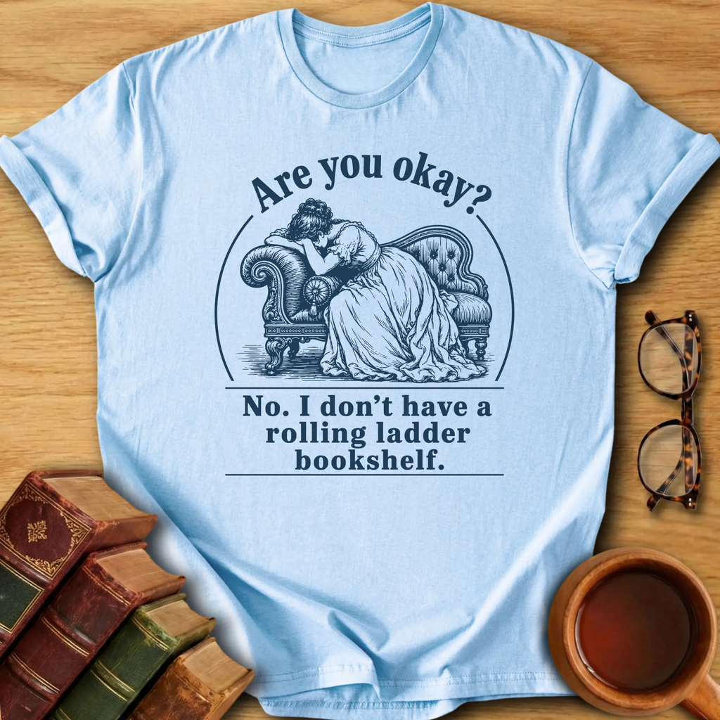 Rolling Ladder Bookshelf T-Shirt