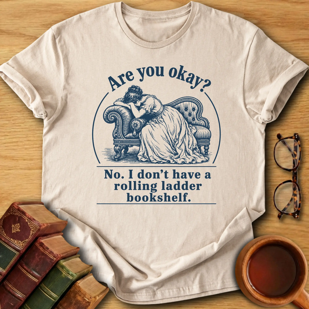 Rolling Ladder Bookshelf T-Shirt