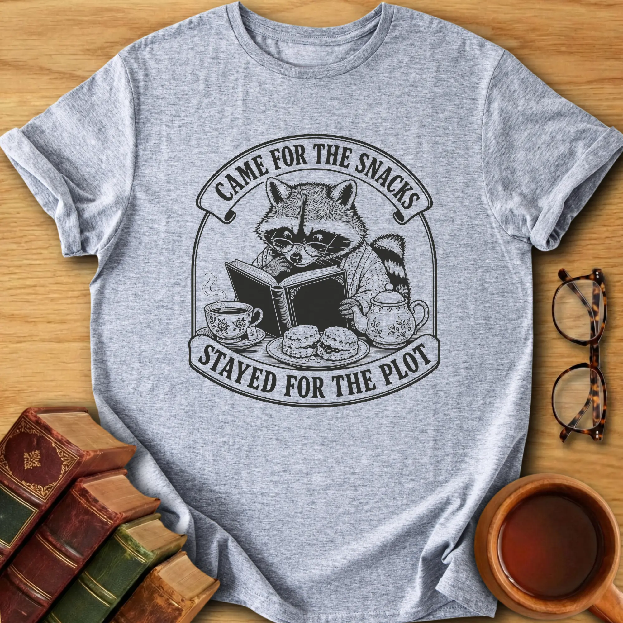 Snacks and Plot T-Shirt