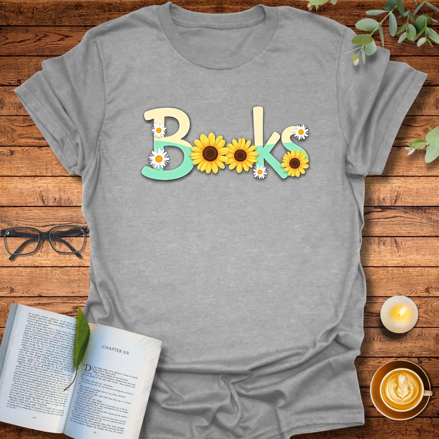 Books in Bloom T-Shirt