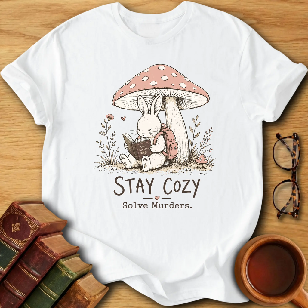 Stay Cozy, Solve Murders T-Shirt