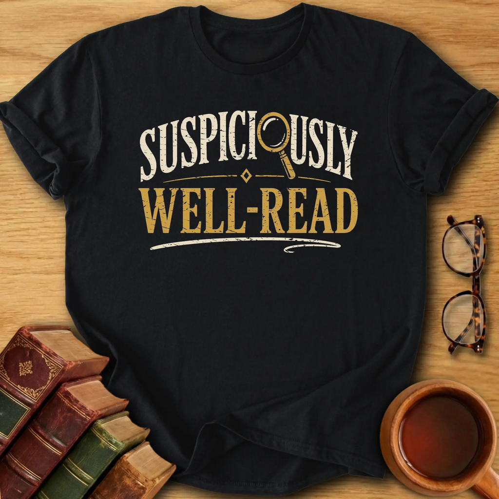 Suspiciously Well-Read T-Shirt