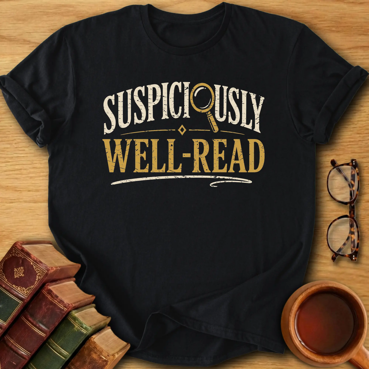 Suspiciously Well-Read T-Shirt