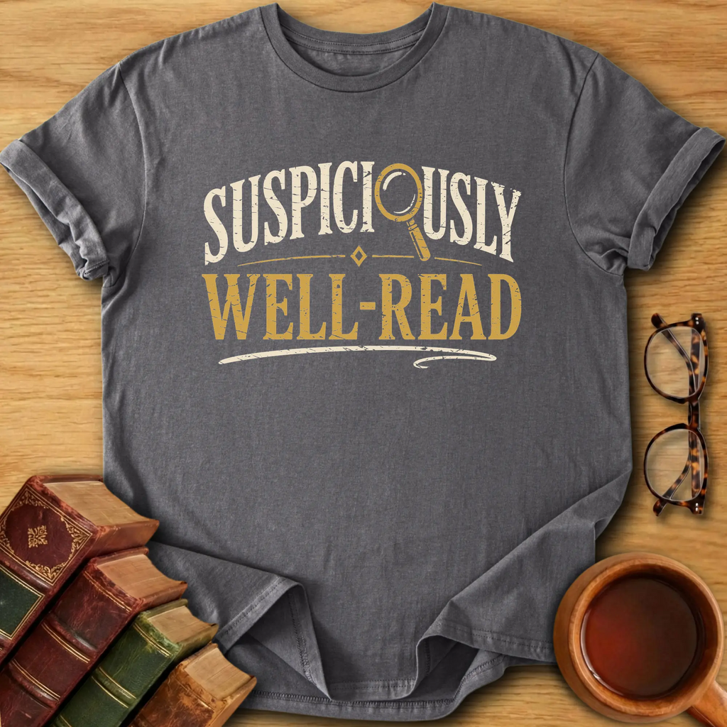 Suspiciously Well-Read T-Shirt