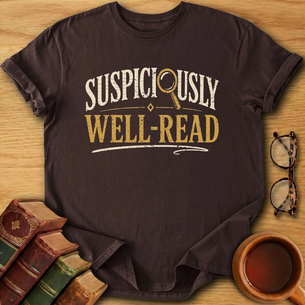 Suspiciously Well-Read T-Shirt