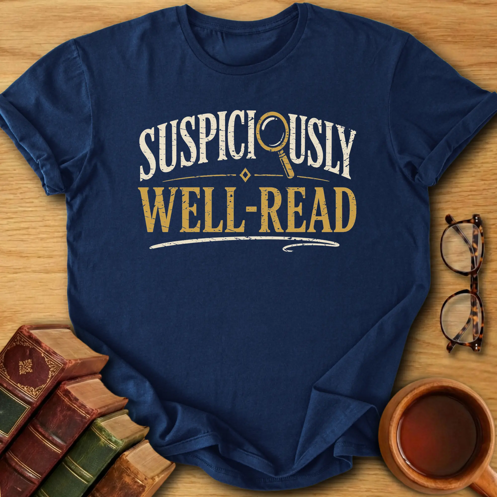 Suspiciously Well-Read T-Shirt