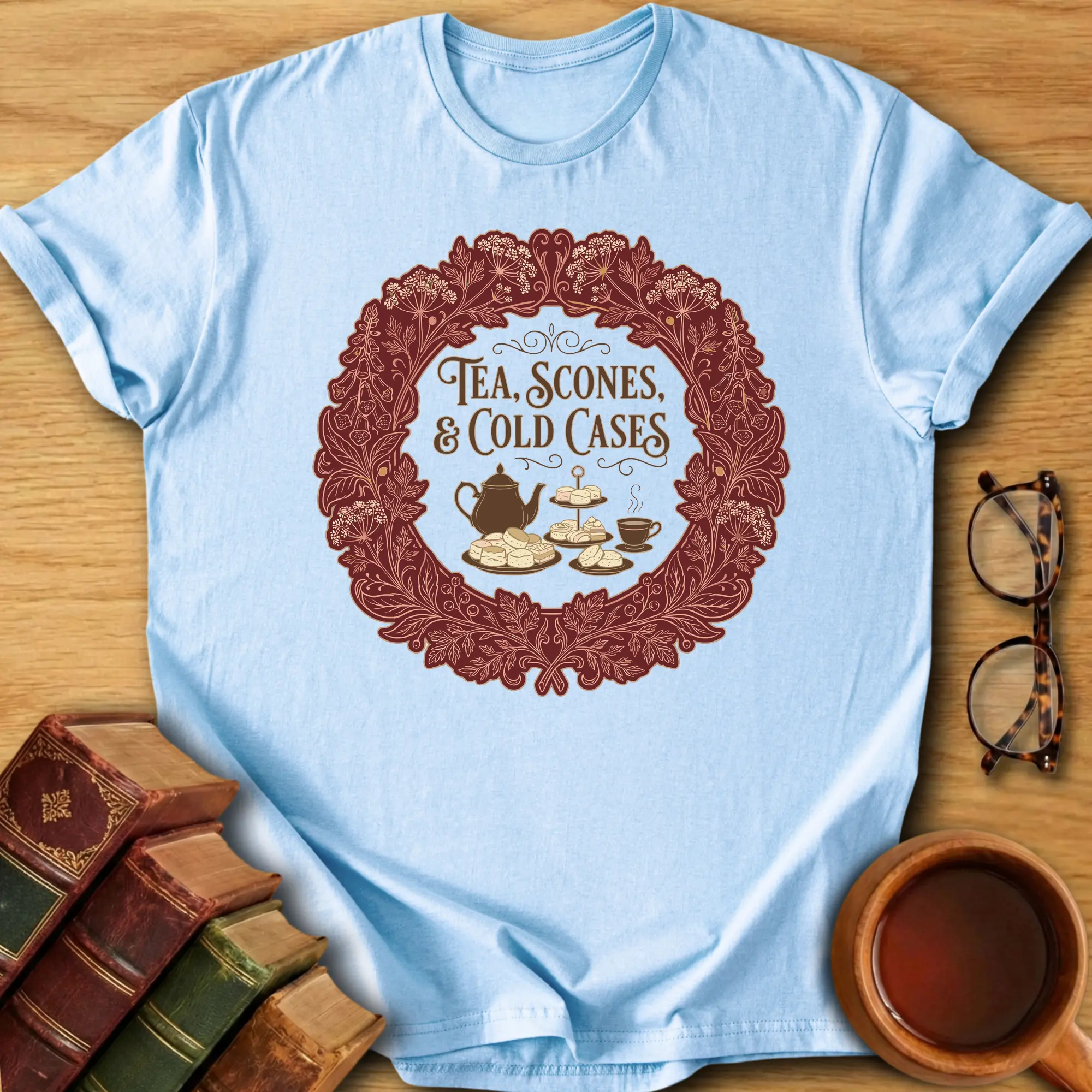 Tea, Scones & Cold Cases T-Shirt