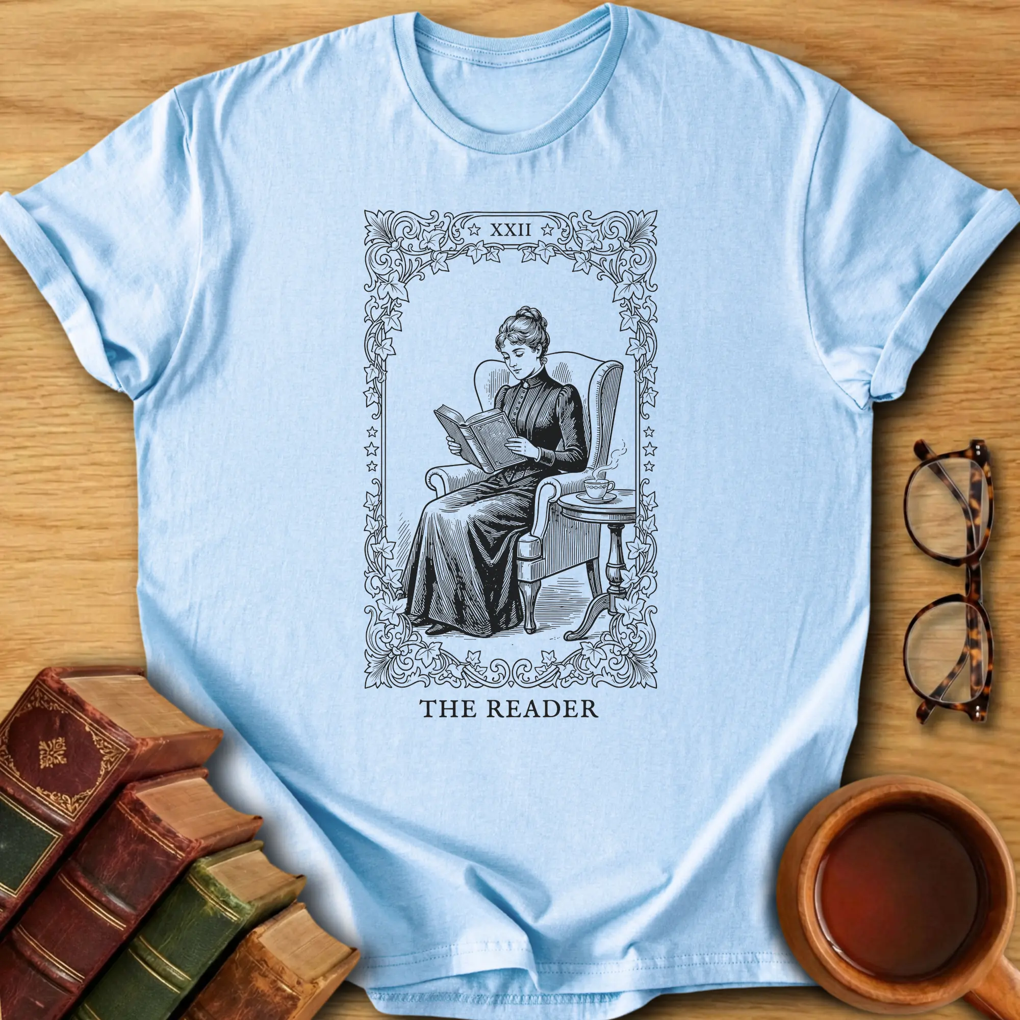 The Reader Tarot Card T-Shirt