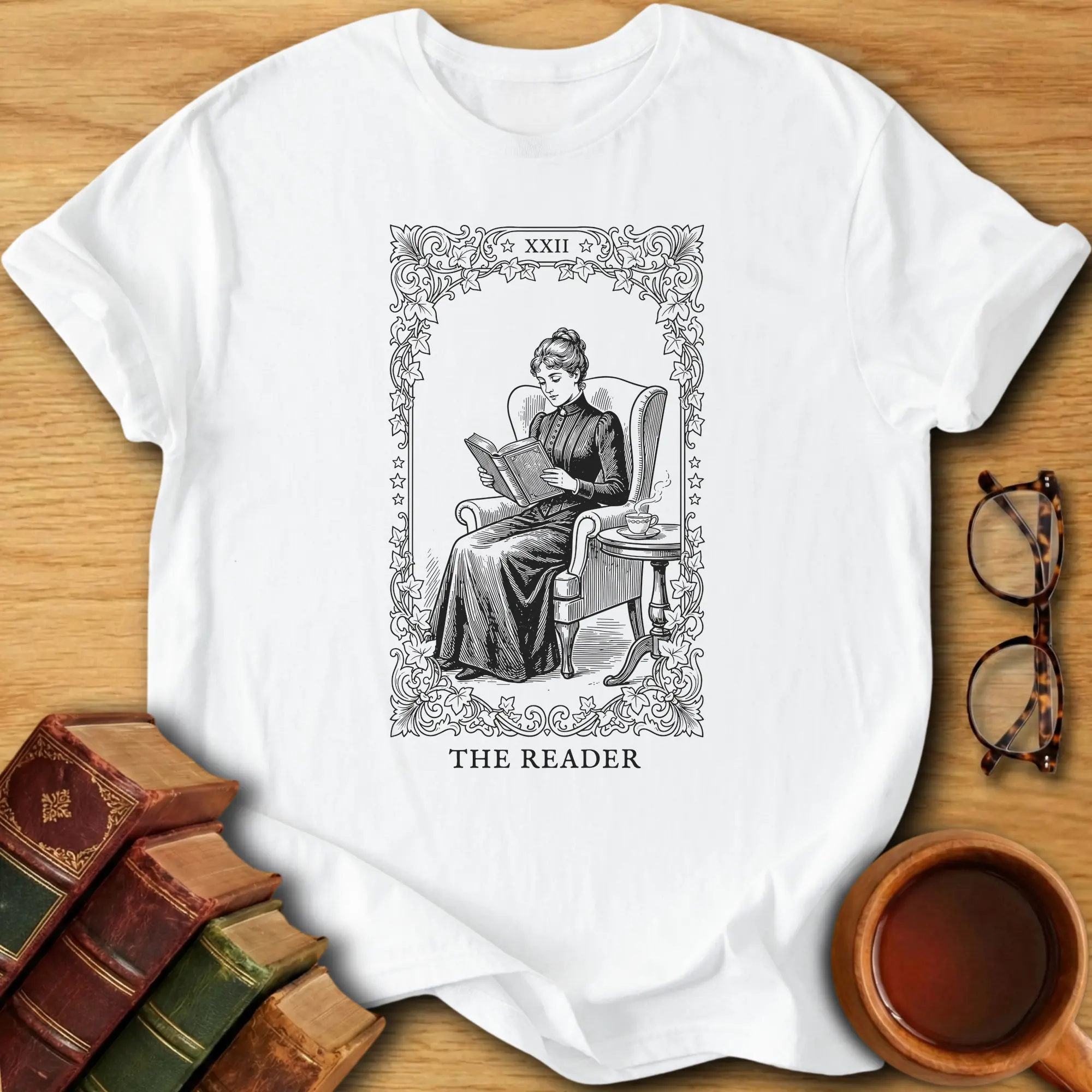 The Reader Tarot Card T-Shirt