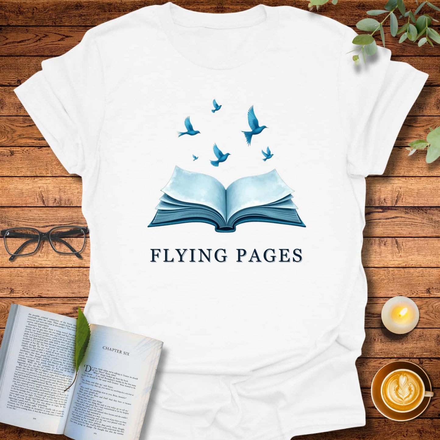 Flying Pages T-Shirt