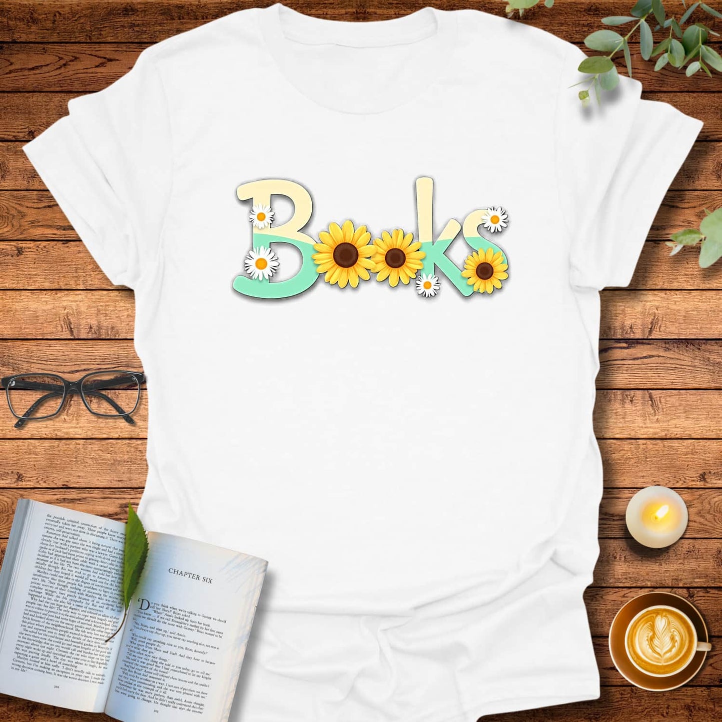 Books in Bloom T-Shirt